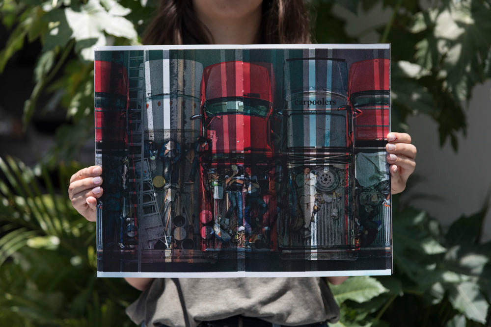 Carpoolers Discarded-Collages. 2014, Signed
