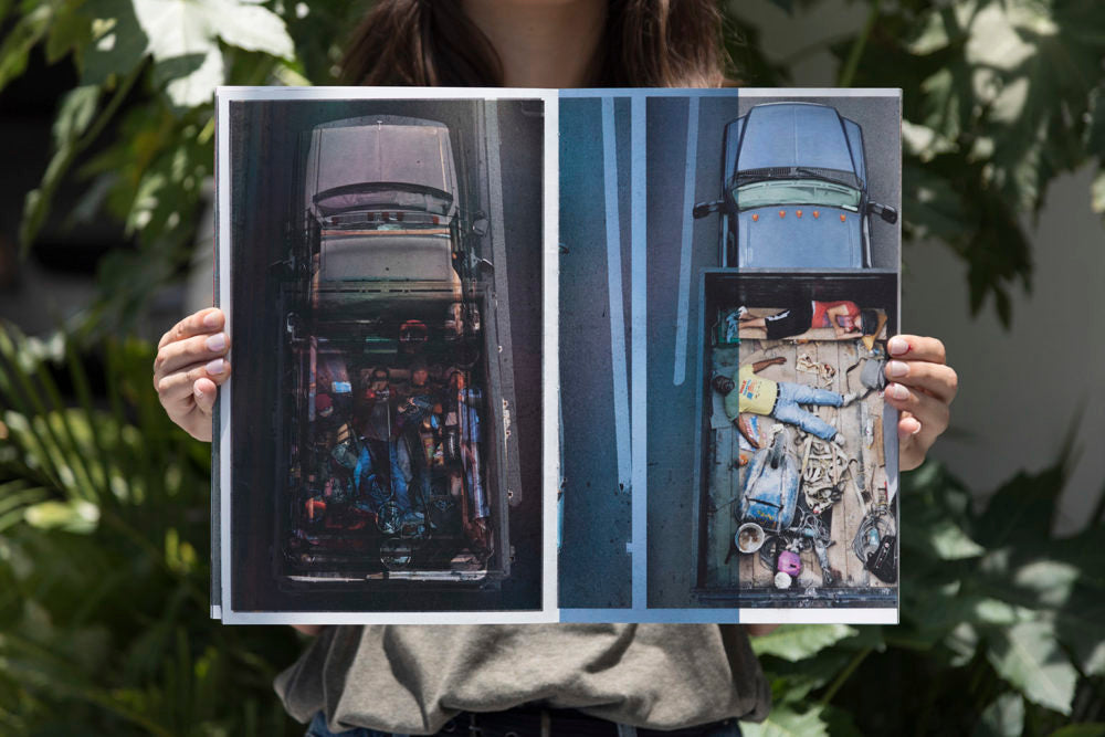 Carpoolers Discarded-Collages. 2014, Signed